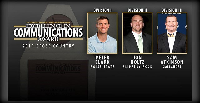 Atkinson, Clark, Holtz Honored By USTFCCCA For Cross Country Communications Work